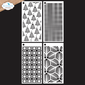 Elizabeth Craft Designs - Art Journal Specials : Journal Stencils 9