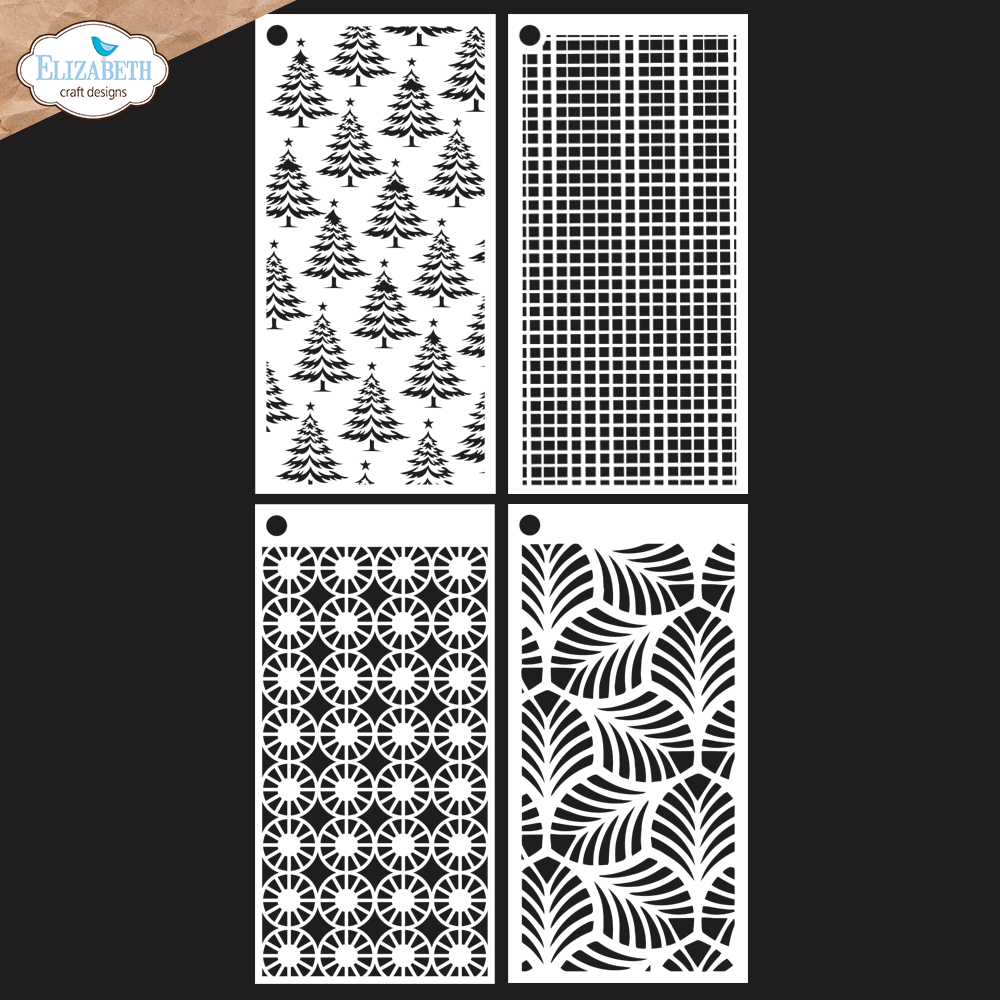 Elizabeth Craft Designs - Art Journal Specials : Journal Stencils 9