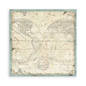 Stamperia 12 x 12 Paper Pad : Voyages Fantastiques