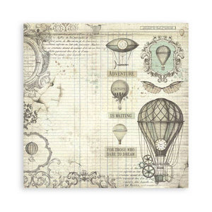 Stamperia 12 x 12 Paper Pad : Voyages Fantastiques