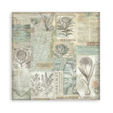 Stamperia Herbarium Silvae - 12 x 12 Double Sided Backgrounds Paper Pad