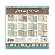 Stamperia Symphony - 12 x 12 Backgrounds Paper Pad