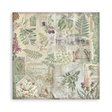 Stamperia Herbarium Silvae - 8 x 8 Backgrounds Double-Sided Paper Pad