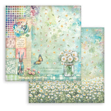 Stamperia Daisy Art - 8 x 8 Double-Sided Paper Pad