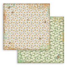 Stamperia Daisy Art - 8 x 8 Backgrounds Paper Pad