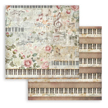 Stamperia Symphony - 8 x 8 Backgrounds Paper Pad