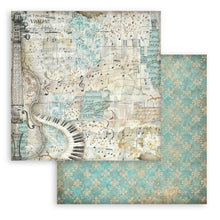 Stamperia Symphony - 8 x 8 Backgrounds Paper Pad