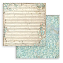 Stamperia Symphony - 8 x 8 Backgrounds Paper Pad