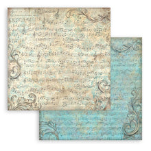 Stamperia Symphony - 8 x 8 Backgrounds Paper Pad