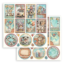 Stamperia Furry Friends 2 - 8 x 8 Double-Sided Paper Pad