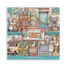 Stamperia Furry Friends 2 - 8 x 8 Double-Sided Paper Pad