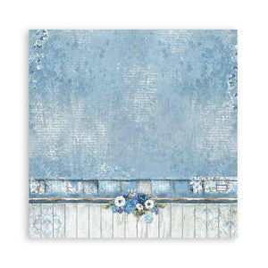 Stamperia 12 x 12 Paper Pad : Blue Land