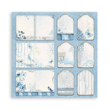 Stamperia 8 x 8 Paper Pad : Blue Land