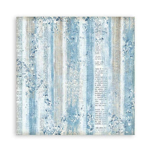 Stamperia 12 x 12 Paper Pad : Blue Land