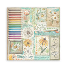 Stamperia Daisy Art - 8 x 8 Single-Sided Paper Pad