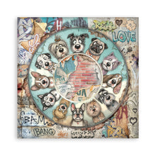 Stamperia Furry Friends 2 - 8 x 8 Single-Sided Paper Pad