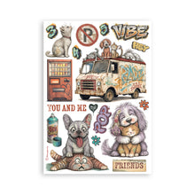 Stamperia Furry Friends 2 - Washi Pad