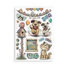 Stamperia Furry Friends 2 - Washi Pad