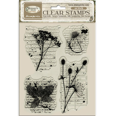 Stamperia Herbarium Silvae - Botanic Stamp Set