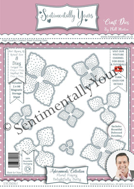 Phill Martin Sentimentally Yours Adornments Collection - Floral Finery Delightfully Dotty