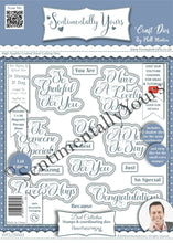 Phill Martin Sentimentally Yours Duet Collection : Stamps & Co-ordinating Dies - Heartwarming