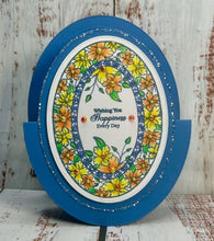 Phill Martin Sentimentally Yours A6 Clear Stamp - Accessory Collection : Floral Bouquet Layered Ovals