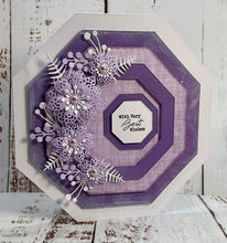 Phill Martin Sentimentally Yours Colour Coordinates 8 x 8 Paper Pack - Distressed Linen in shades of Lavender
