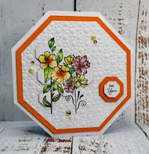 Phill Martin Sentimentally Yours 3D Embossing Folder - Beaded Cascade