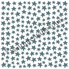 Sentimentally Yours 6 x 6 Stencil : Scattered Stars