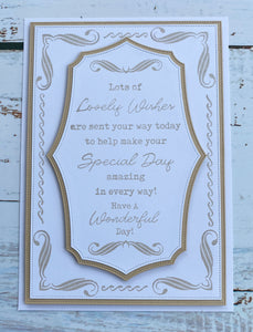 Phill Martin Sentimentally Yours A5 Clear Stamp Set - Frame Maker : Elegant Scrolls