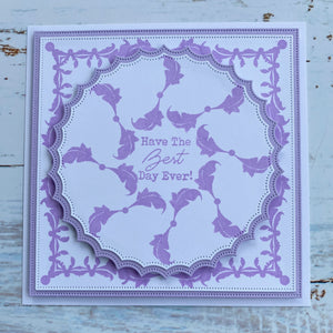 Phill Martin Sentimentally Yours A5 Clear Stamp Set - Frame Maker : Nouveau Flourish
