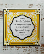 Phill Martin Sentimentally Yours A5 Clear Stamp Set - Frame Maker : Nouveau Flourish