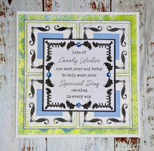 Phill Martin Sentimentally Yours A5 Clear Stamp Set - Frame Maker : Elegant Scrolls