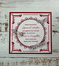 Phill Martin Sentimentally Yours A5 Clear Stamp Set - Frame Maker : Nouveau Flourish