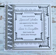Phill Martin Sentimentally Yours A5 Clear Stamp Set - Frame Maker : Nouveau Flourish