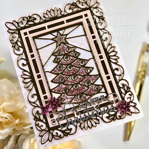 Dies by Sue Wilson Festive Collection - Stained Glass Christmas Tree