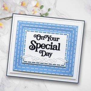 Dies by Sue Wilson Shadowed Sentiments - On Your Special Day