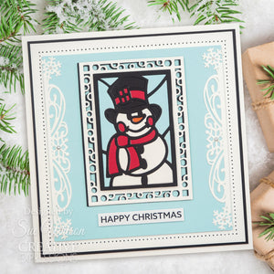 Dies by Sue Wilson Festive Collection - Stained Glass Snowman