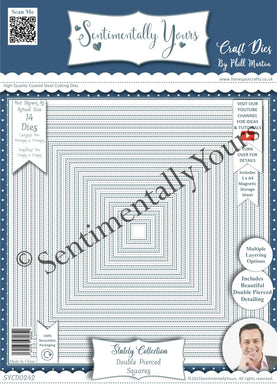 Phill Martin Sentimentally Yours Stately Collection - Double Pierced Squares