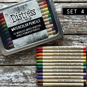 Distress Watercolour Pencils - Set 4