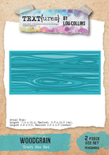 TEXT{ures} Woodgrain Craft Die Set