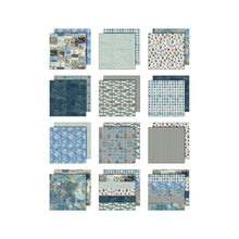 Tim Holtz Idea-ology - Palette Collection : Blue 8 x 8 Paper Pad