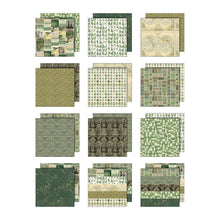 Tim Holtz Idea-ology - Palette Collection : Green 12 x 12 Paper Pad