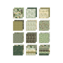 Tim Holtz Idea-ology - Palette Collection : Green 8 x 8 Paper Pad