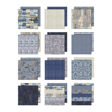 Tim Holtz Idea-ology - Palette Collection : Indigo 12 x 12 Paper Pad