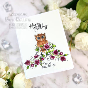 Creative Expressions Designer Boutique A6 Clear Stamp - From Owl of Us