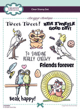 Creative Expressions Designer Boutique A5 Clear Stamp Set - A Wheelie Good Day