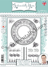 Phill Martin Sentimentally Yours A5 Clear Stamp Set - Coins & Medallions : Vintage Paraphernalia Sentiment Medallion