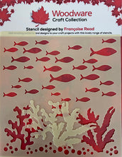 Woodware 6 x 6 Stencil - Under The Sea
