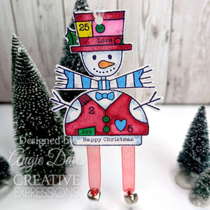 Woodware Clear Magic Single - Wooden Snowman